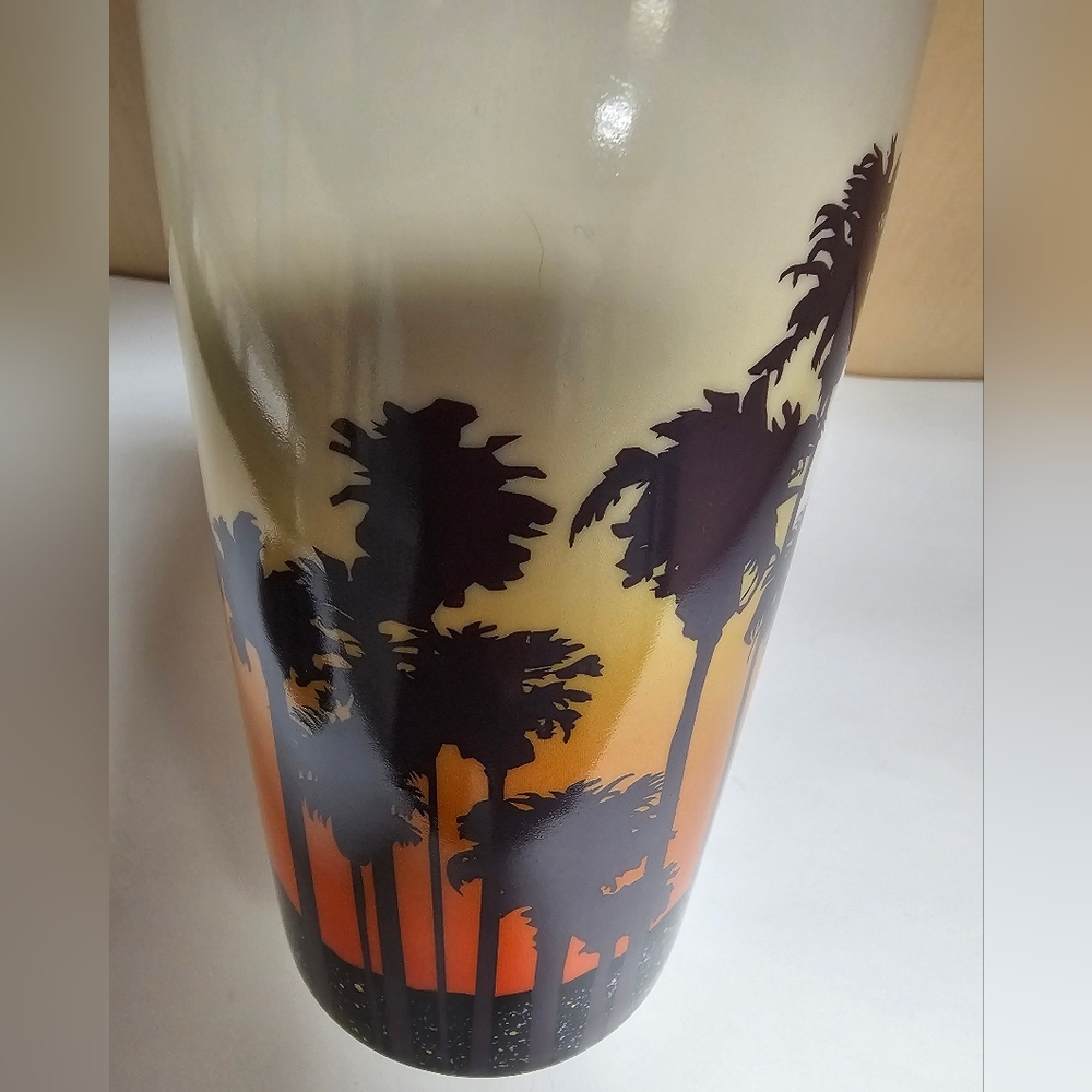 Starbucks 12 oz. LA California Ceramic Tumbler with Lid 2015 Souvenir Mug NWOT - Picture 6 of 10